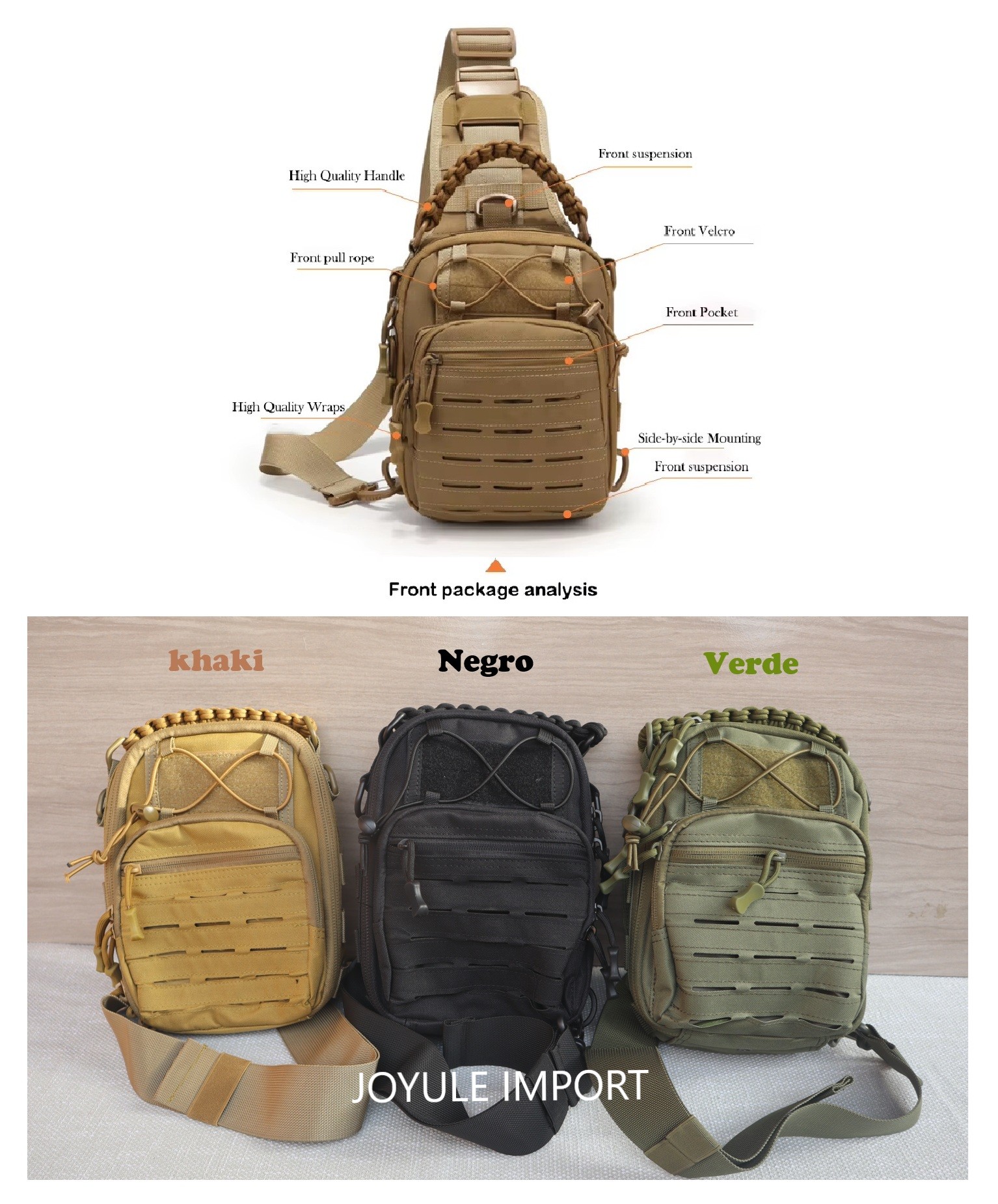 MORRAL TÁCTICO DE ALTA CALIDAD REFORZADO - 7