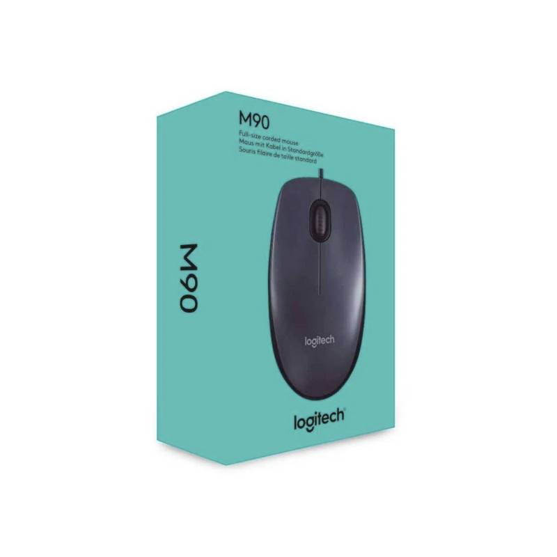 MOUSE LOGITECH M90 NEGRA  (910-004053) - 2