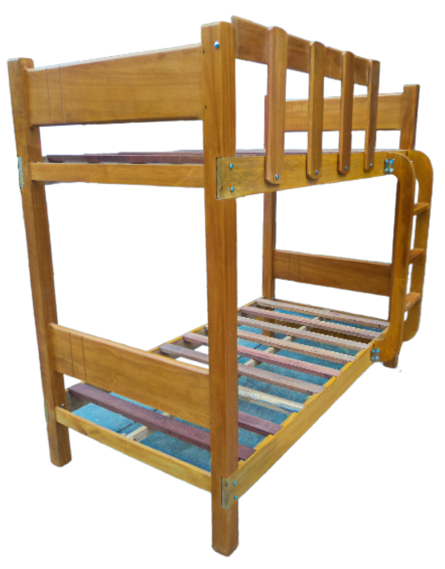 CAMAROTE PESADO 1.5 PLAZASS EN MADERA MODELO BARI - 6