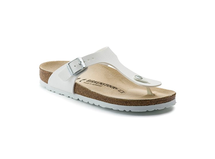 SANDALIAS UNISEX BIRKENSTOCK BLANCO GIZEH BIRKO FLOR - 1