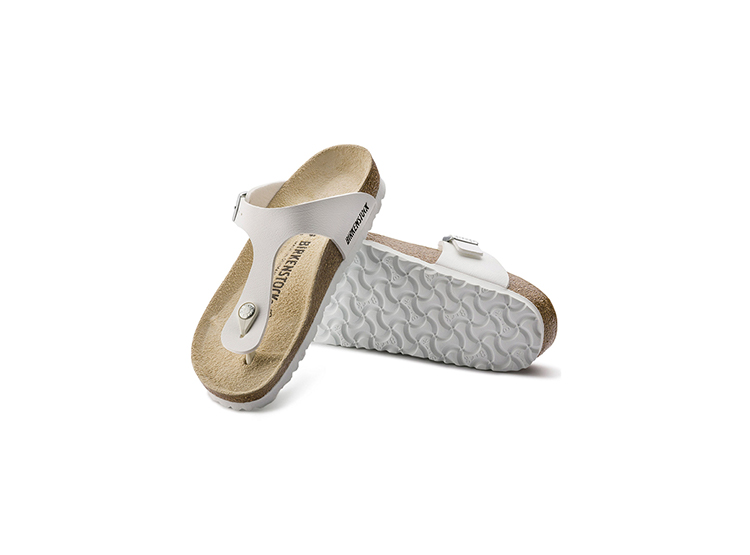 SANDALIAS UNISEX BIRKENSTOCK BLANCO GIZEH BIRKO FLOR - 2