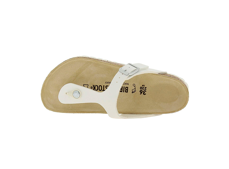SANDALIAS UNISEX BIRKENSTOCK BLANCO GIZEH BIRKO FLOR - 4
