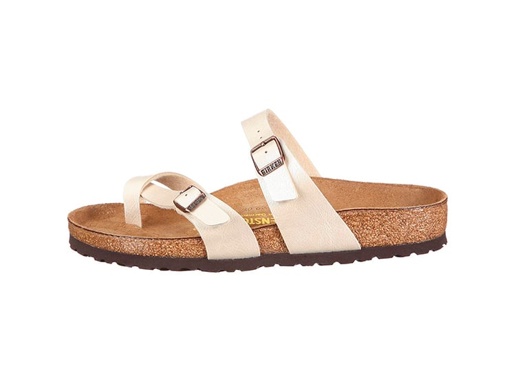 SANDALIAS UNISEX BIRKENSTOCK BLANCO MAYARI BIRKO FLOR PERLA - 2