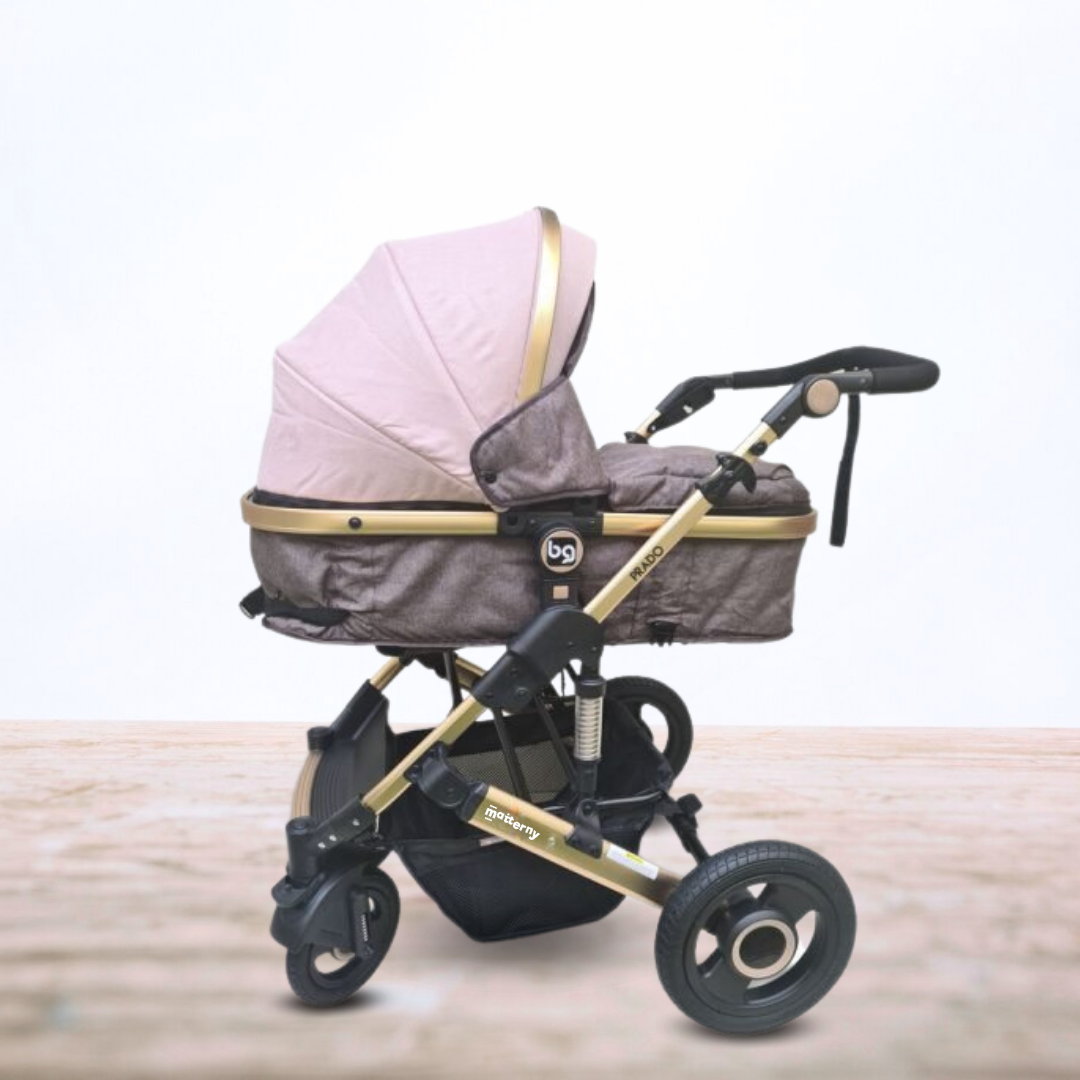 COCHE DEPORTIVO MOISÉS PARA BEBÉ «PRADO» GREEN - 2