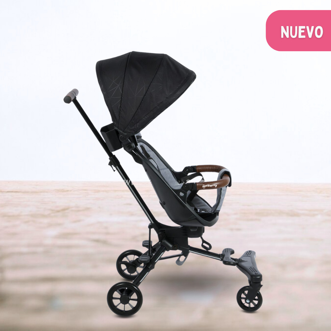 COCHE PLEGABLE GIRATORIO 360º «EASY TRAVEL» GRAY - 2