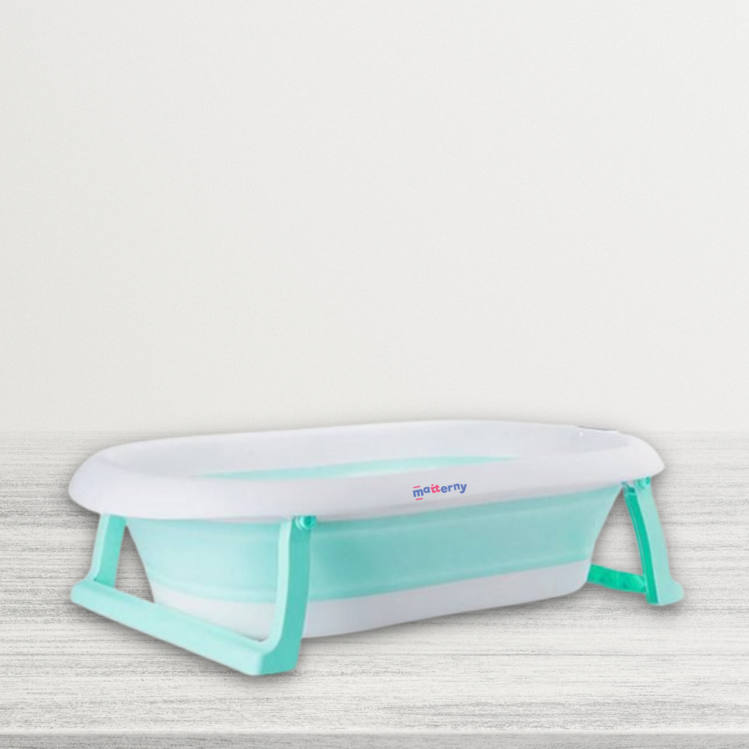 BAÑERA PLEGABLE CON TERMÓMETRO PARA BEBÉS «TERMO» PINK - 2