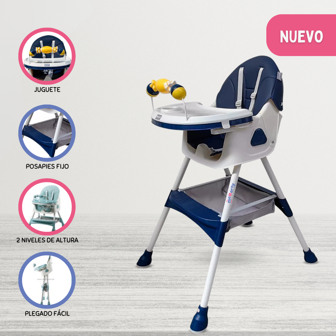 SILLA DE COMER EBABY «LULU» BLUE - 1