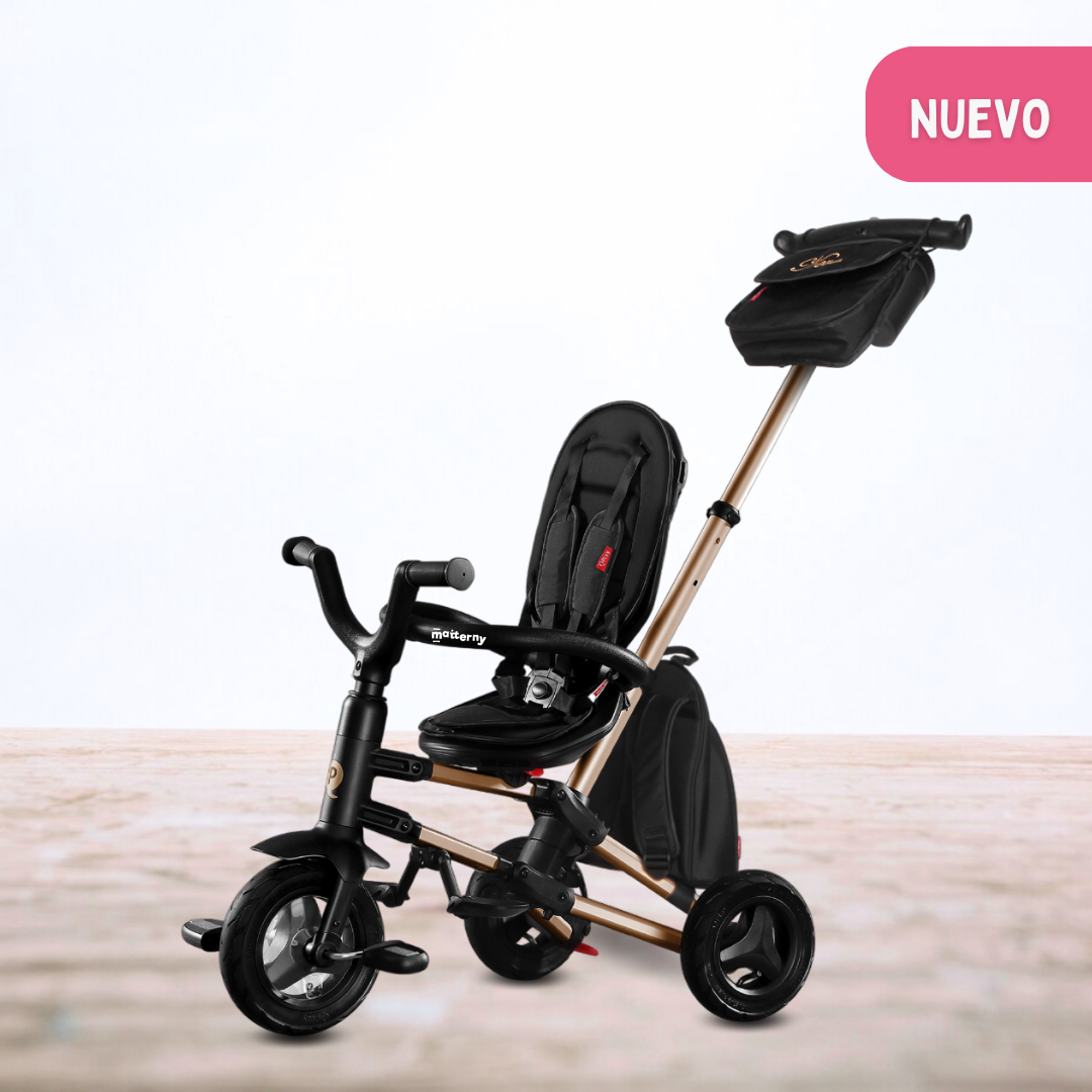 TRICICLO GUIADOR PLEGABLE PARA NIÑOS «NOVA» GOLDEN - 2