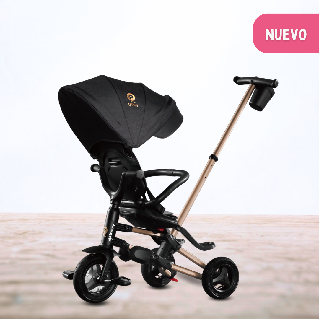 TRICICLO GUIADOR PLEGABLE PARA NIÑOS «NOVA» GOLDEN - 4