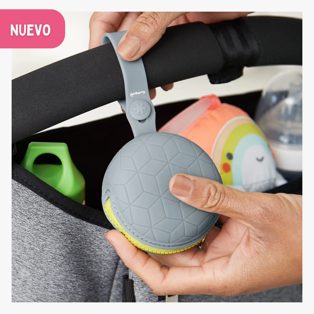 PORTA CHUPON SKIP-HOP SILICONA «SUCKER» GRAY - 2