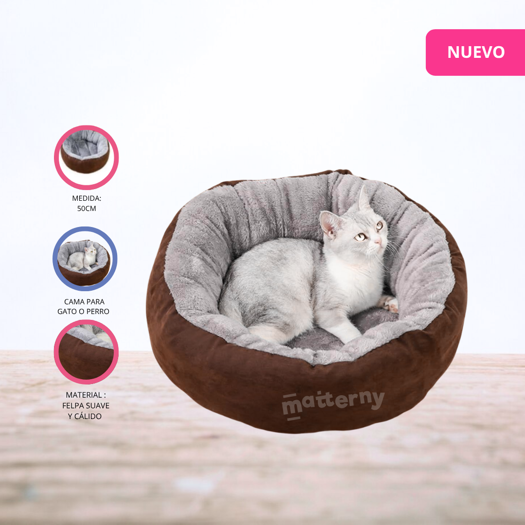 CAMA PARA MASCOTAS PARA MASCOTA EVERBEST «KIMBA» BROWNGRAY - 1