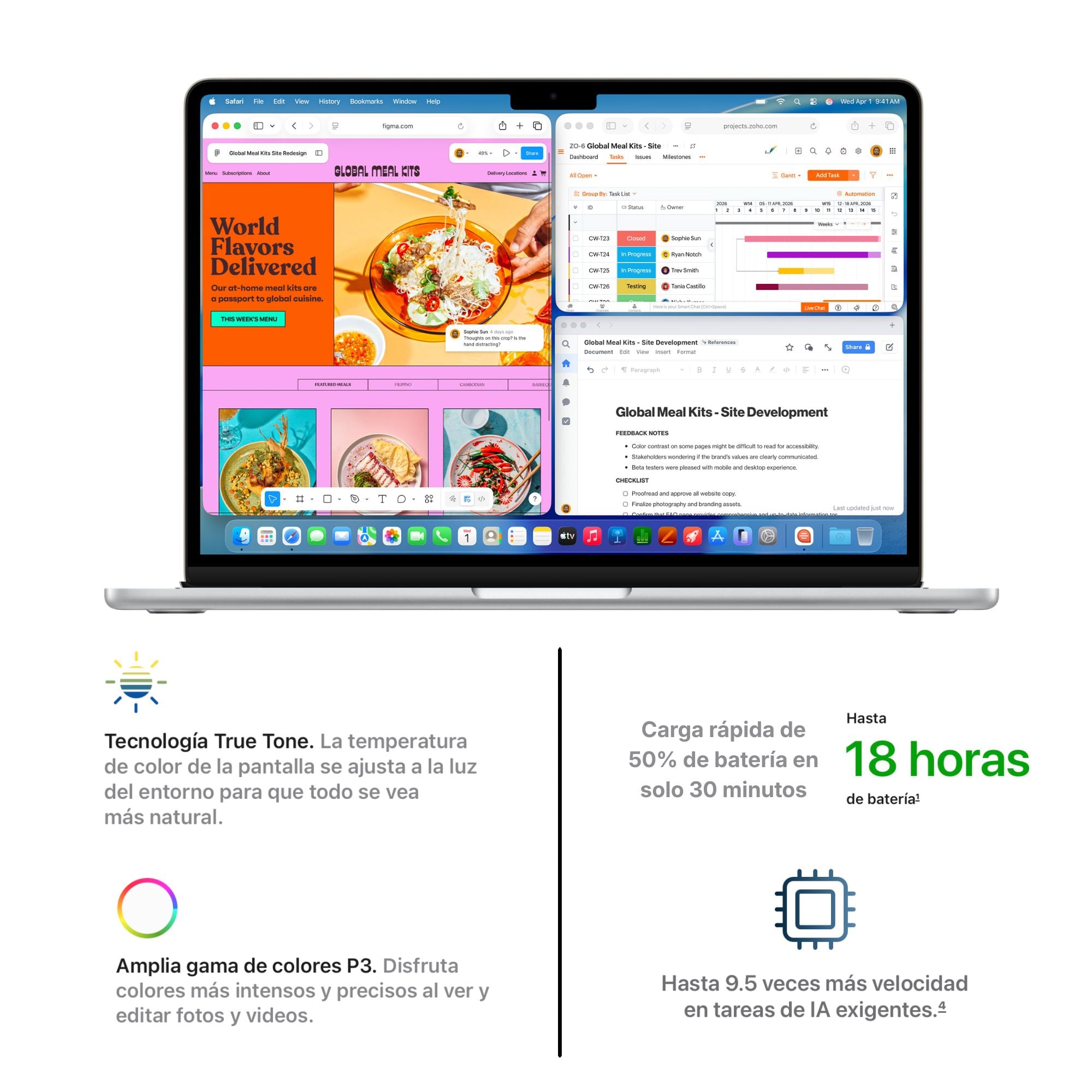 MACBOOK AIR APPLE DE 13' | CHIP M5 | 16GB RAM + 512GB SSD | TECLADO INGLÉS - SILVER - 4