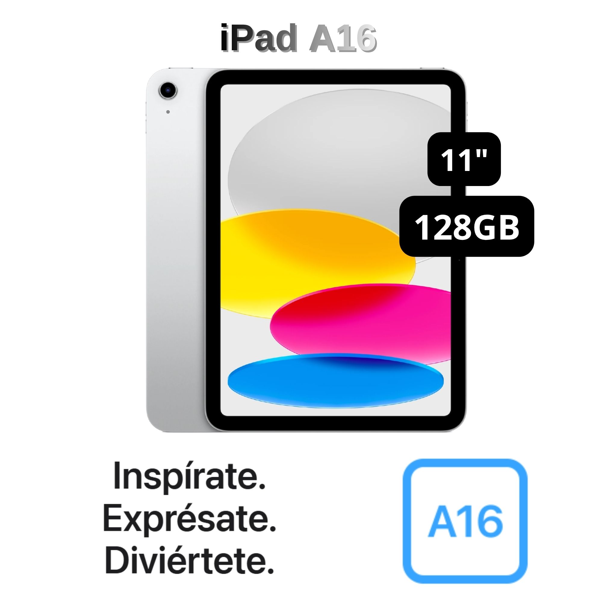 IPAD 11'' CHIP A16 WI-FI 128GB - SILVER - 1