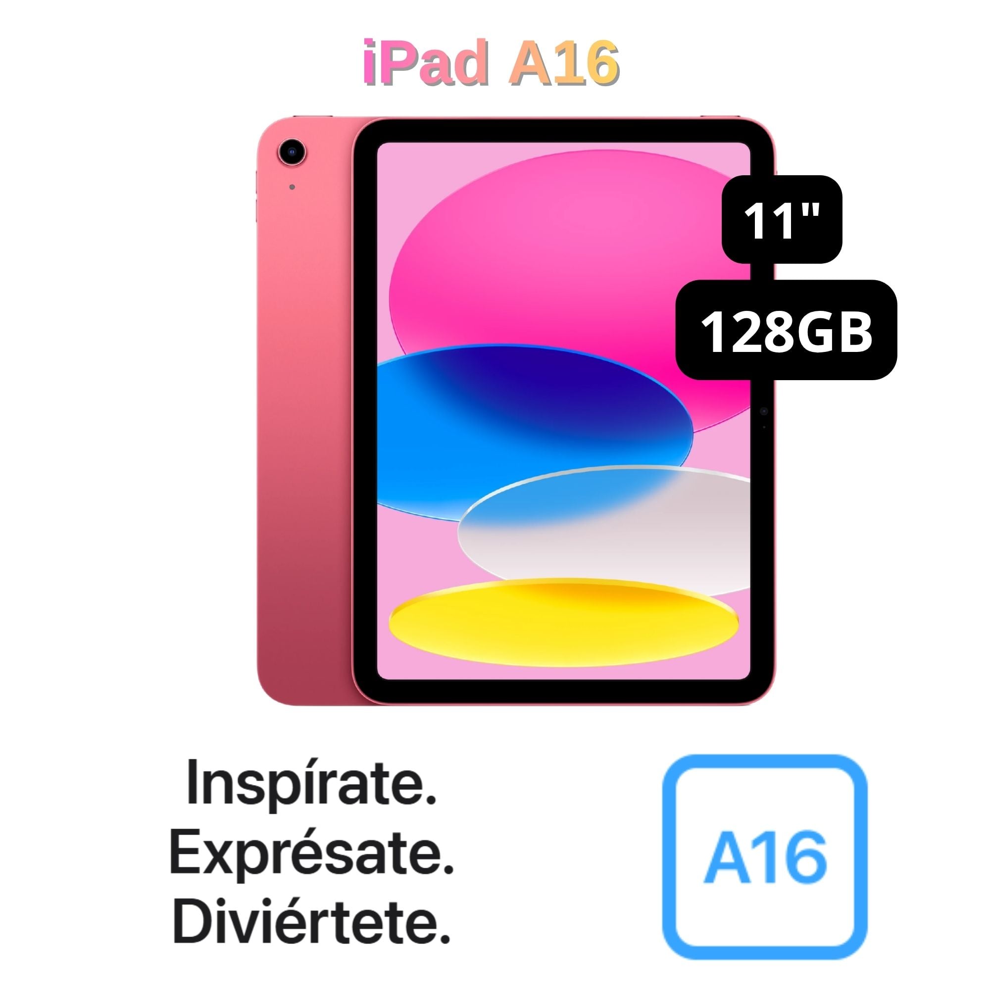 IPAD 11'' CHIP A16 WI-FI 128GB - PINK - 1