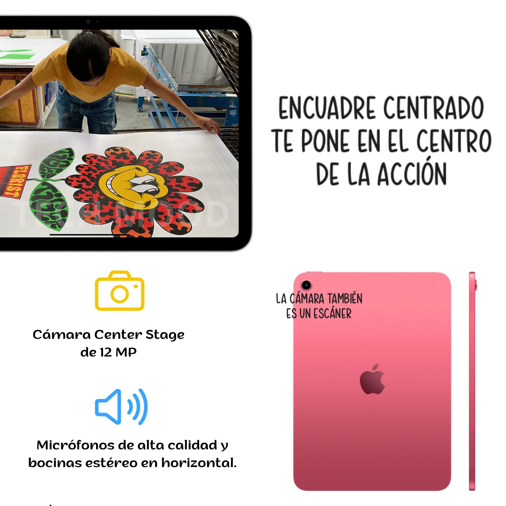 IPAD 11'' CHIP A16 WI-FI 128GB - PINK - 3