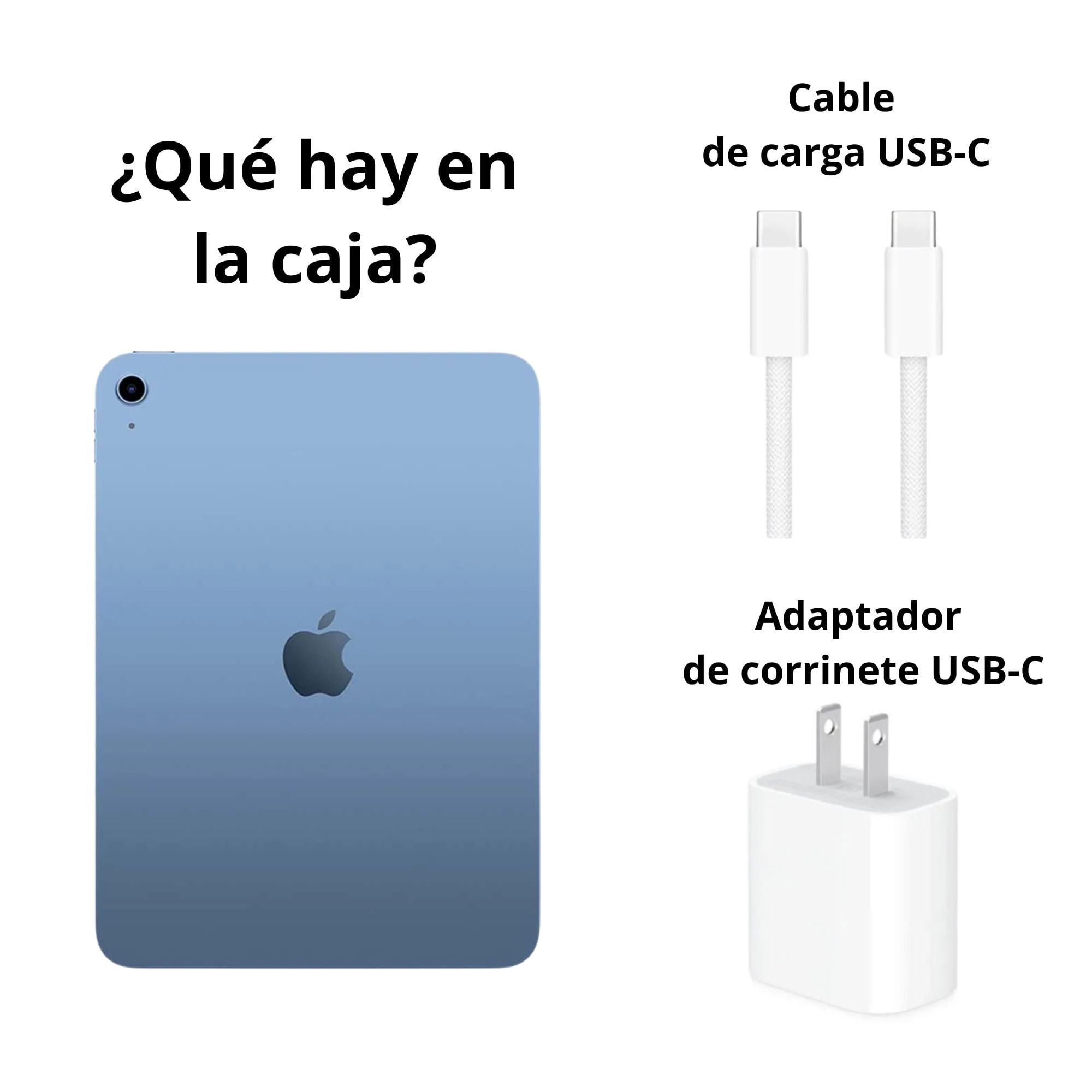 IPAD 11'' CHIP A16 WIFI 128GB - BLUE + PENCIL ALTERNATIVO USB-C - 3