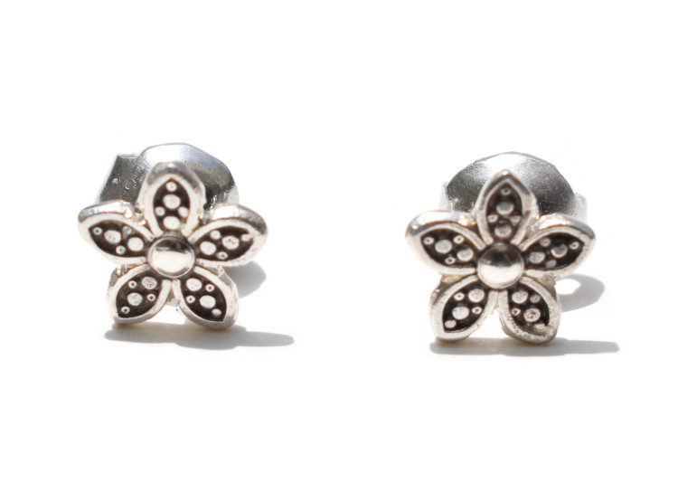 ARETE MARGARITA MINI PLATA LEY 950 - 1