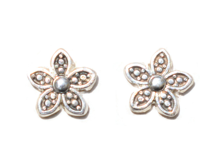 ARETE MARGARITA MINI PLATA LEY 950 - 4