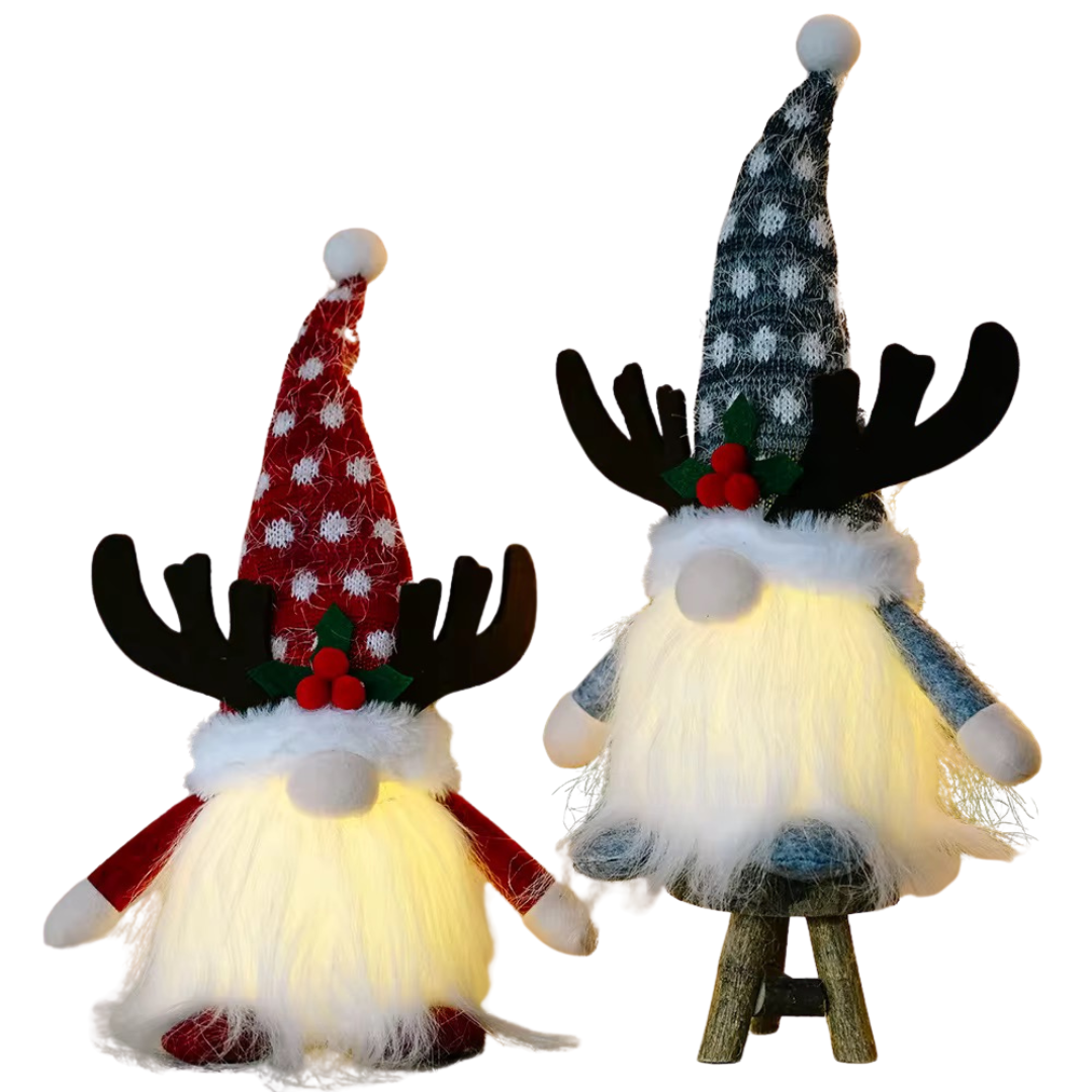 GNOMOS NAVIDEÑOS CON CUERNOS LUMINOSOS - 2