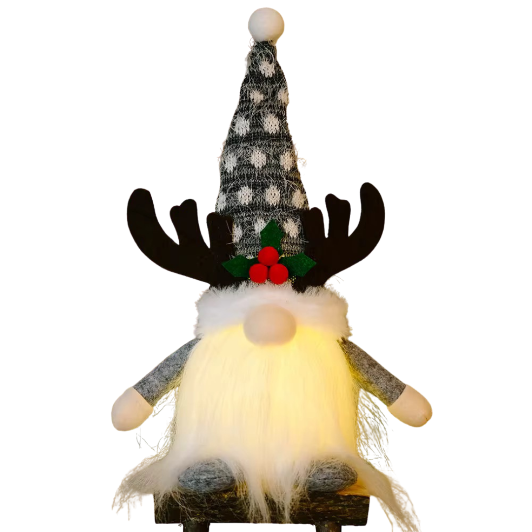 GNOMOS NAVIDEÑOS CON CUERNOS LUMINOSOS - 3