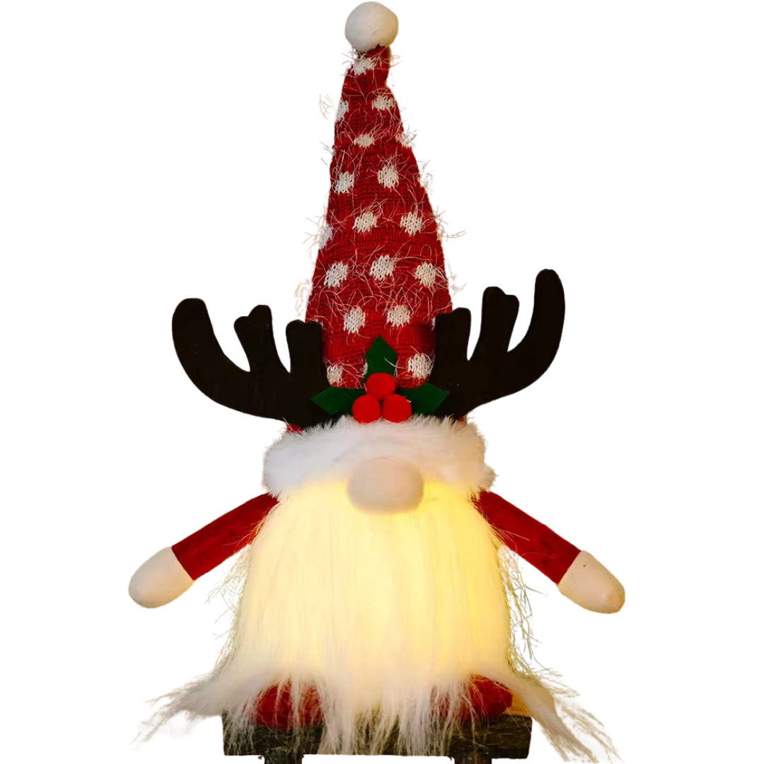 GNOMOS NAVIDEÑOS CON CUERNOS LUMINOSOS - 4