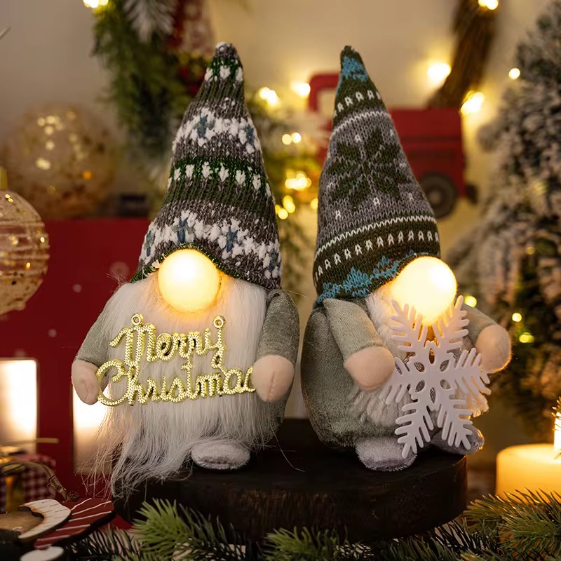 GNOMOS NAVIDEÑOS NARIZONES LUMINOSOS - 1