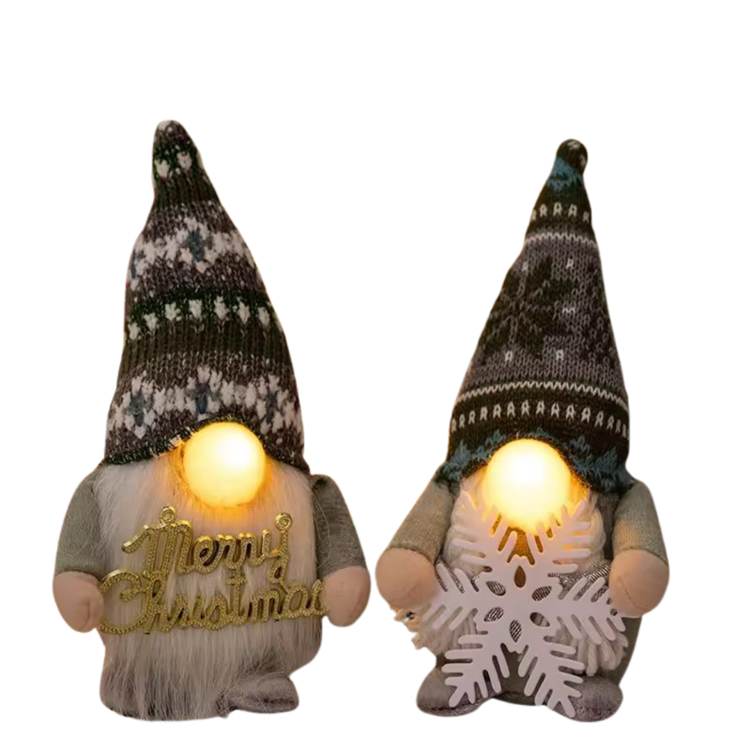 GNOMOS NAVIDEÑOS NARIZONES LUMINOSOS - 2