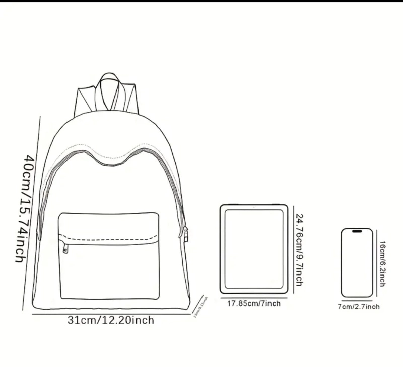 MOCHILA ESTAMPADO DE GATITOS – SÚPER CAPACIDAD Y ESTILO ÚNICO - 5