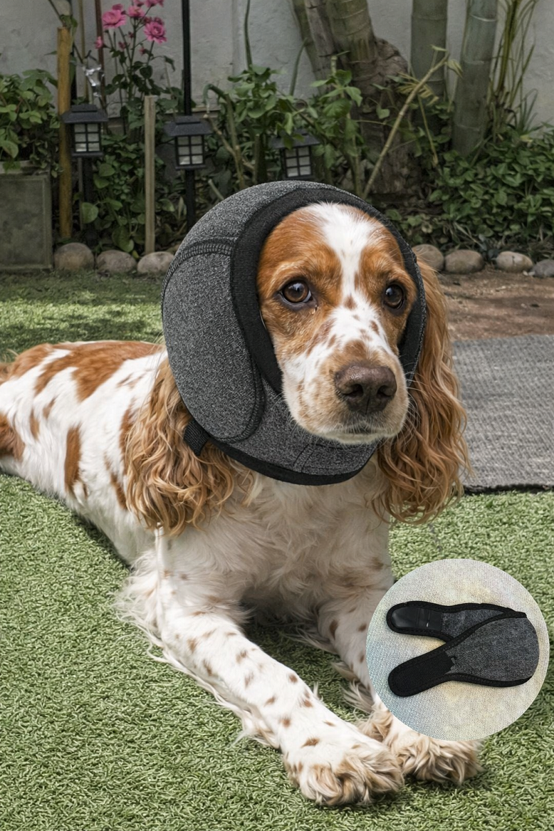OREJERAS PROTECTORAS PARA PERROS ANTIRUIDO Y AGUA - 1