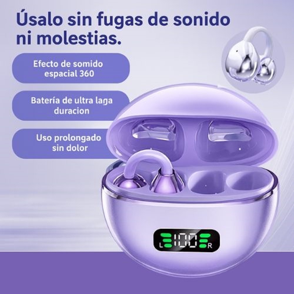 AURICULARES AUDIFONOS INALÁMBRICOS  CON CANCELACIÓN DE RUIDO Y CARGA RÁPIDA - 2