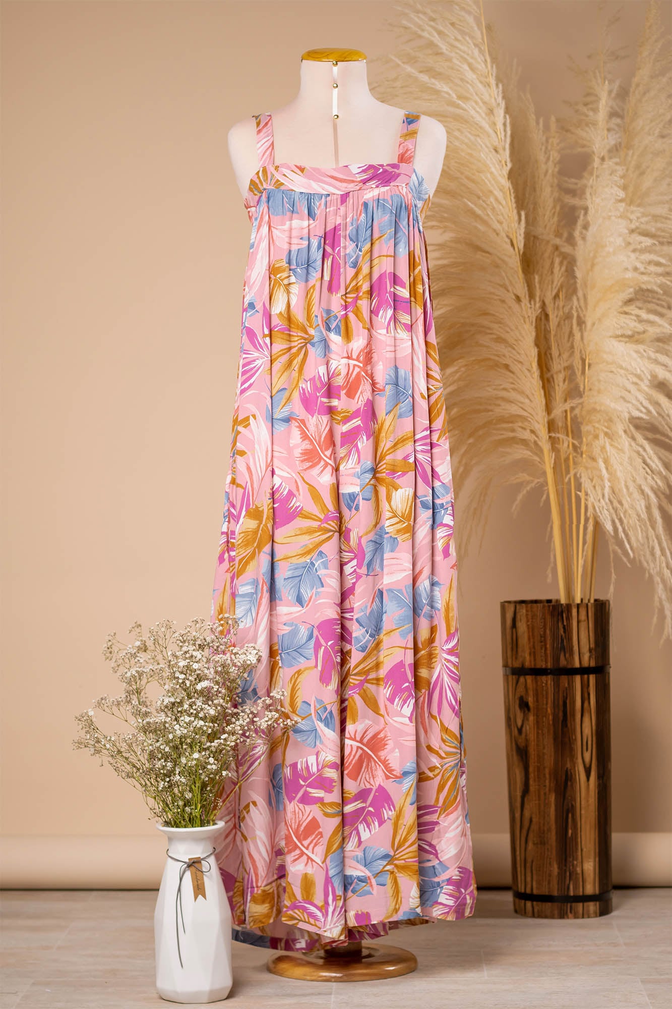 ENTERIZO MAXI PALAZZO MUJER ARMA TU LOOK IPANEMA FLOREADO OVERSIZE - 3