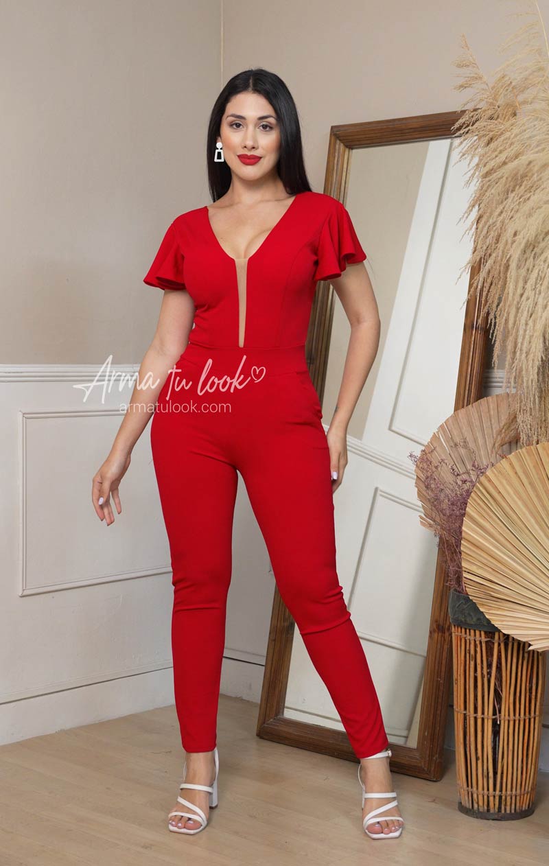 ENTERIZO MUJER ARMA TU LOOK VIRGINIA ESCOTE EN V - 1