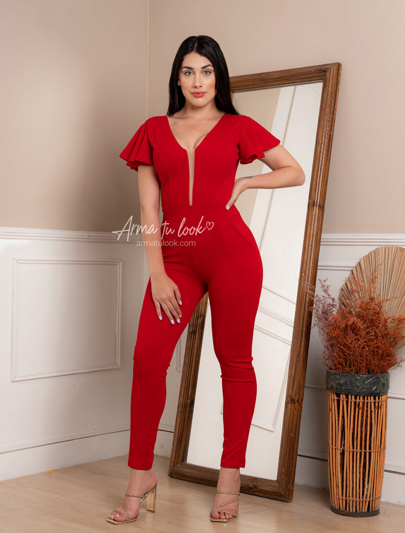 ENTERIZO MUJER ARMA TU LOOK VIRGINIA ESCOTE EN V - 2