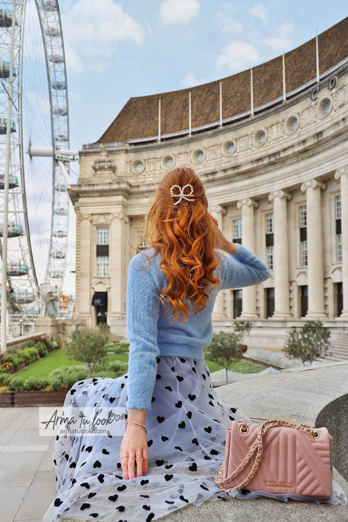 FALDA MIDI MUJER ARMA TU LOOK LOVE 3D DE TUL CON APLICACIONES DE CORAZONES - 2