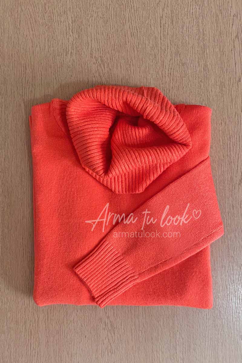 CHOMPA MANGA LARGA MUJER ARMA TU LOOK MARIEL CUELLO TORTUGA DE CASHMERE - 3