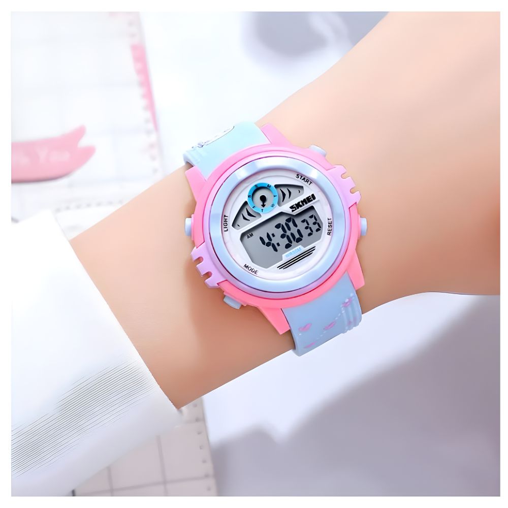 RELOJ DIGITAL DE SILICONA PARA NIÑOS Y NIÑAS MODELO GATA - 4