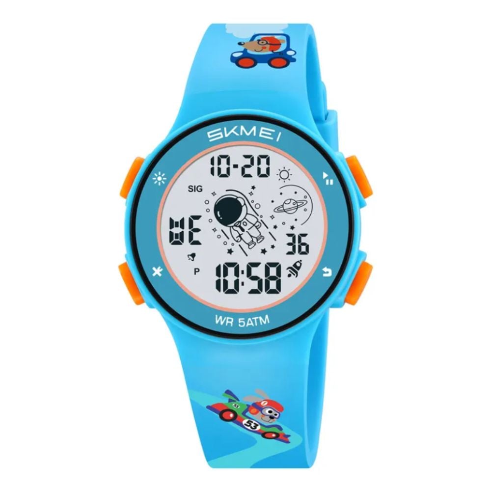 RELOJ DIGITAL DE SILICONA PARA NIÑOS MODELO RACING 2 - 1