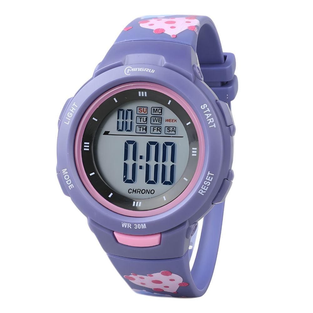 RELOJ DIGITAL DE SILICONA PARA NIÑAS MODELO LOVE - 1