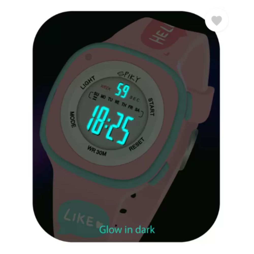 RELOJ DIGITAL DE SILICONA PARA NIÑAS MODELO WOW - 5