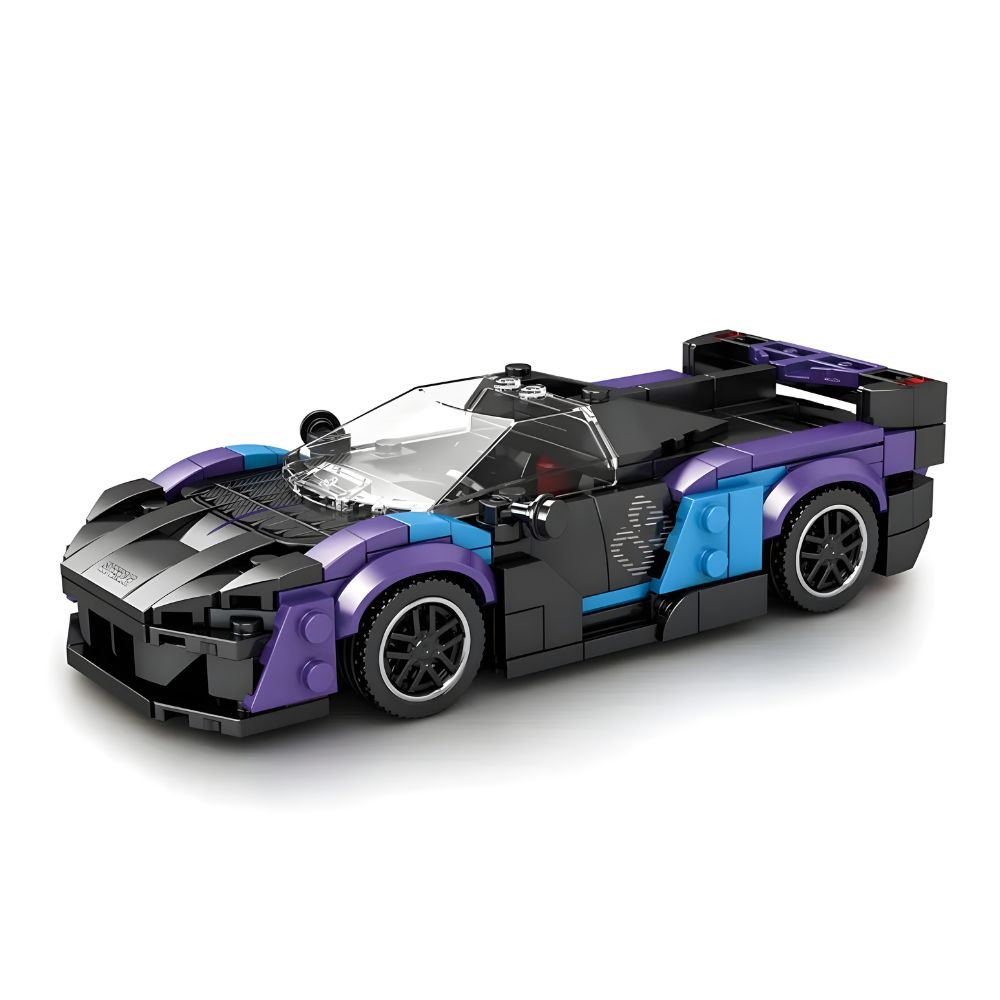 BLOQUES DE CONSTRUCCIÓN AUTO DE CARRERA MODELO SABRE 390 PZS - 1