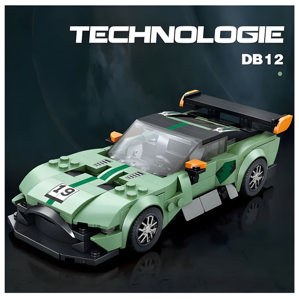 BLOQUES DE CONSTRUCCIÓN AUTO DE CARRERA MODELO DB12 316 PZS - 2