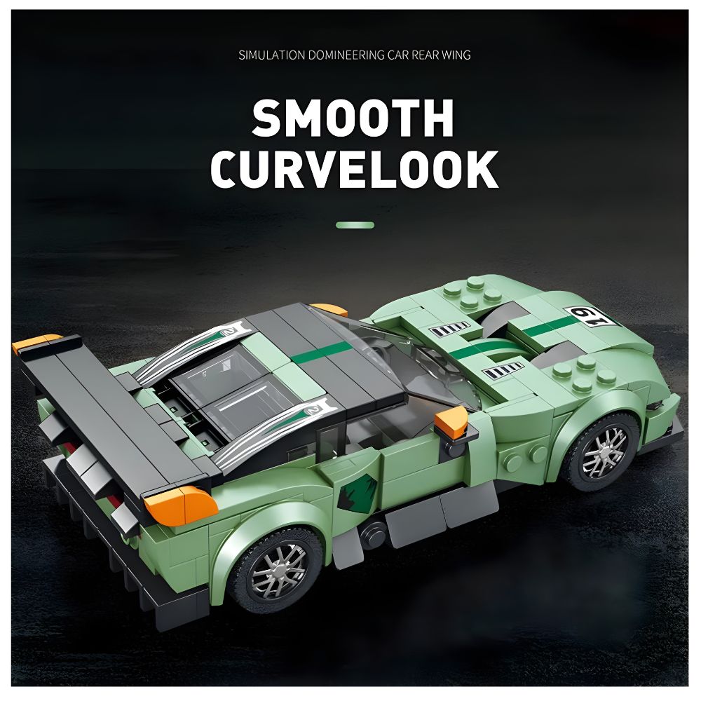 BLOQUES DE CONSTRUCCIÓN AUTO DE CARRERA MODELO DB12 316 PZS - 4
