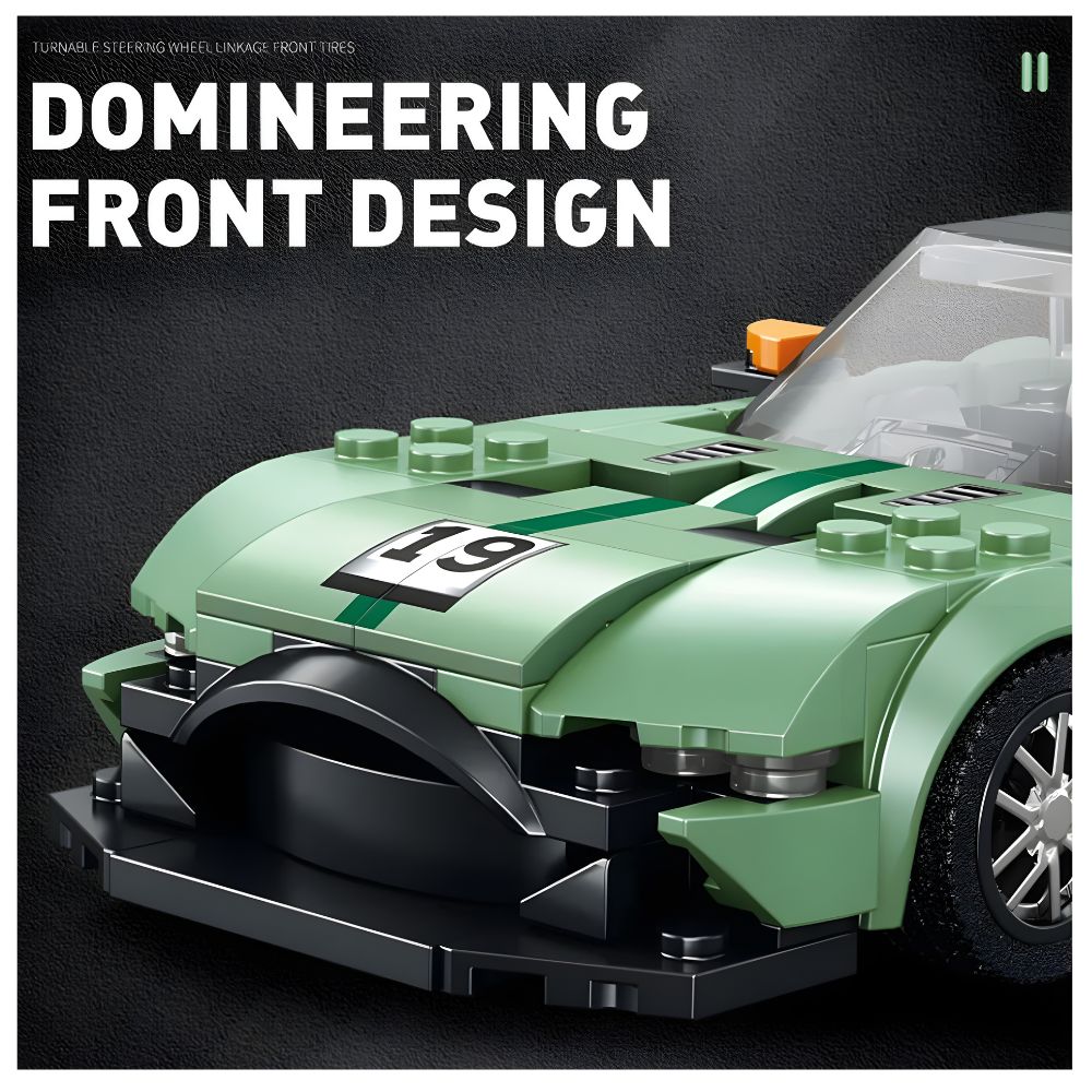 BLOQUES DE CONSTRUCCIÓN AUTO DE CARRERA MODELO DB12 316 PZS - 5