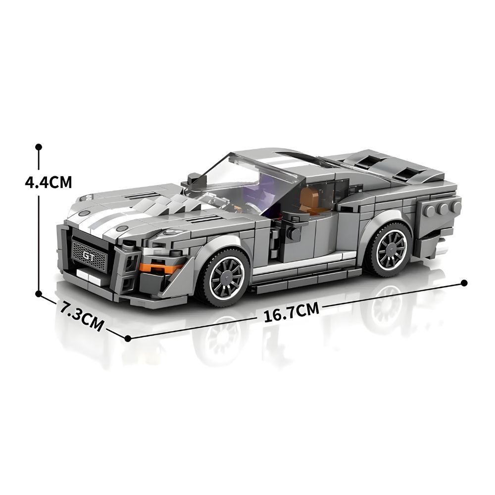 BLOQUES DE CONSTRUCCIÓN AUTO DE CARRERA MODELO GT500 437 PZS - 2