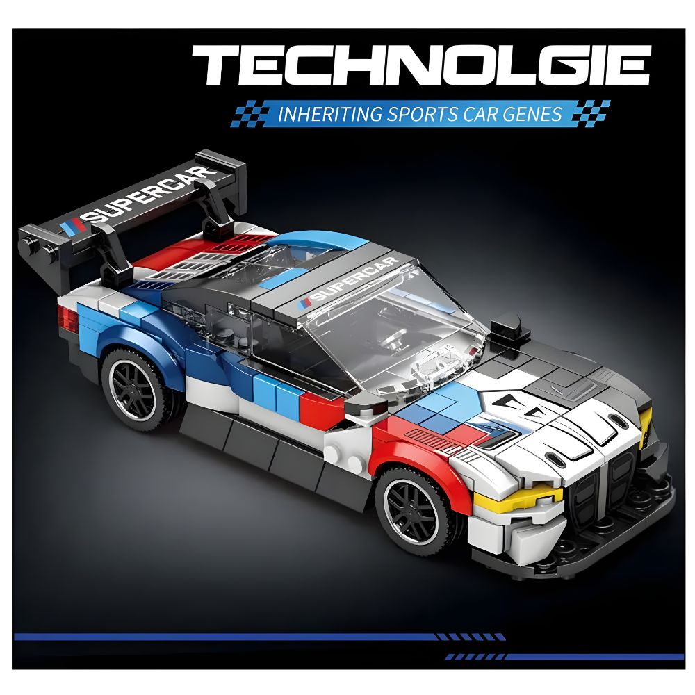 BLOQUES DE CONSTRUCCIÓN AUTO DE CARRERA MODELO M4 GT3 363 PZS - 2