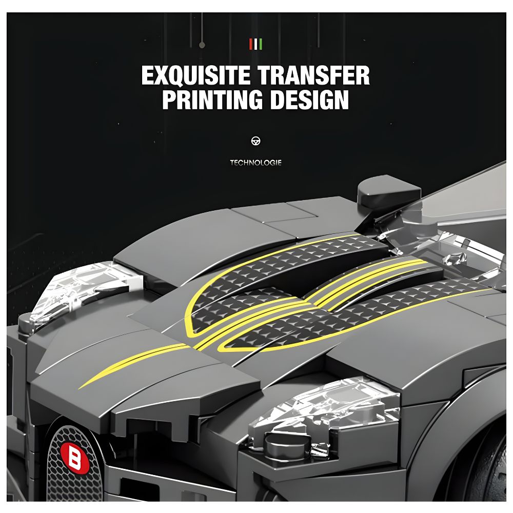 BLOQUES DE CONSTRUCCIÓN AUTO DE CARRERA MODELO LA VOITURE NOIRE 298 PZS - 3
