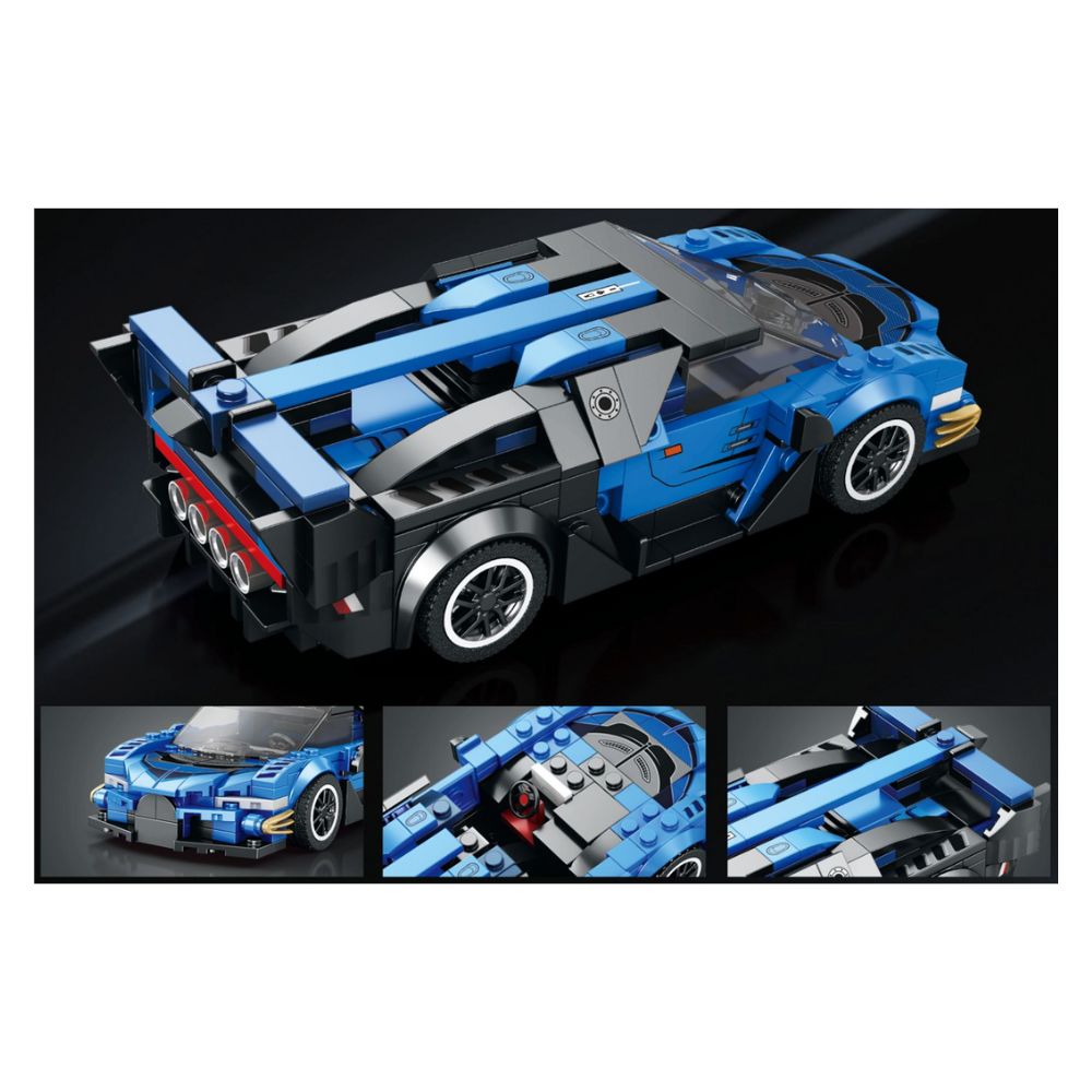 BLOQUES DE CONSTRUCCIÓN AUTO DE CARRERA MODELO VISION GT 356 PZS - 3