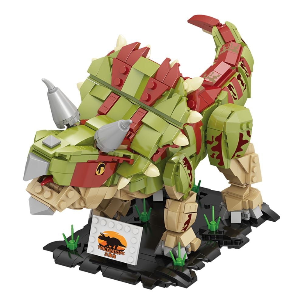 BLOQUES DE CONSTRUCCIÓN DINOSAURIO TRICERATOPS 952 PZS - 1