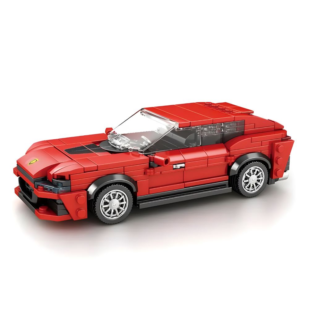 BLOQUES DE CONSTRUCCIÓN AUTO DE CARRERA MODELO PUROSANGUE 416 PZS - 1