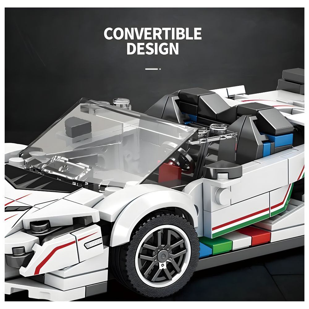 BLOQUES DE CONSTRUCCIÓN AUTO DE CARRERA MODELO SVJ 348 PZS - 3